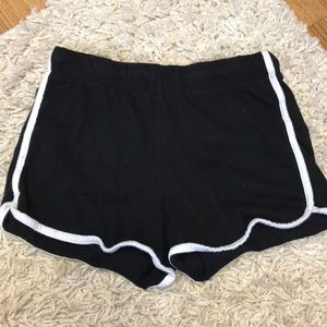 Old navy black and white shorts
